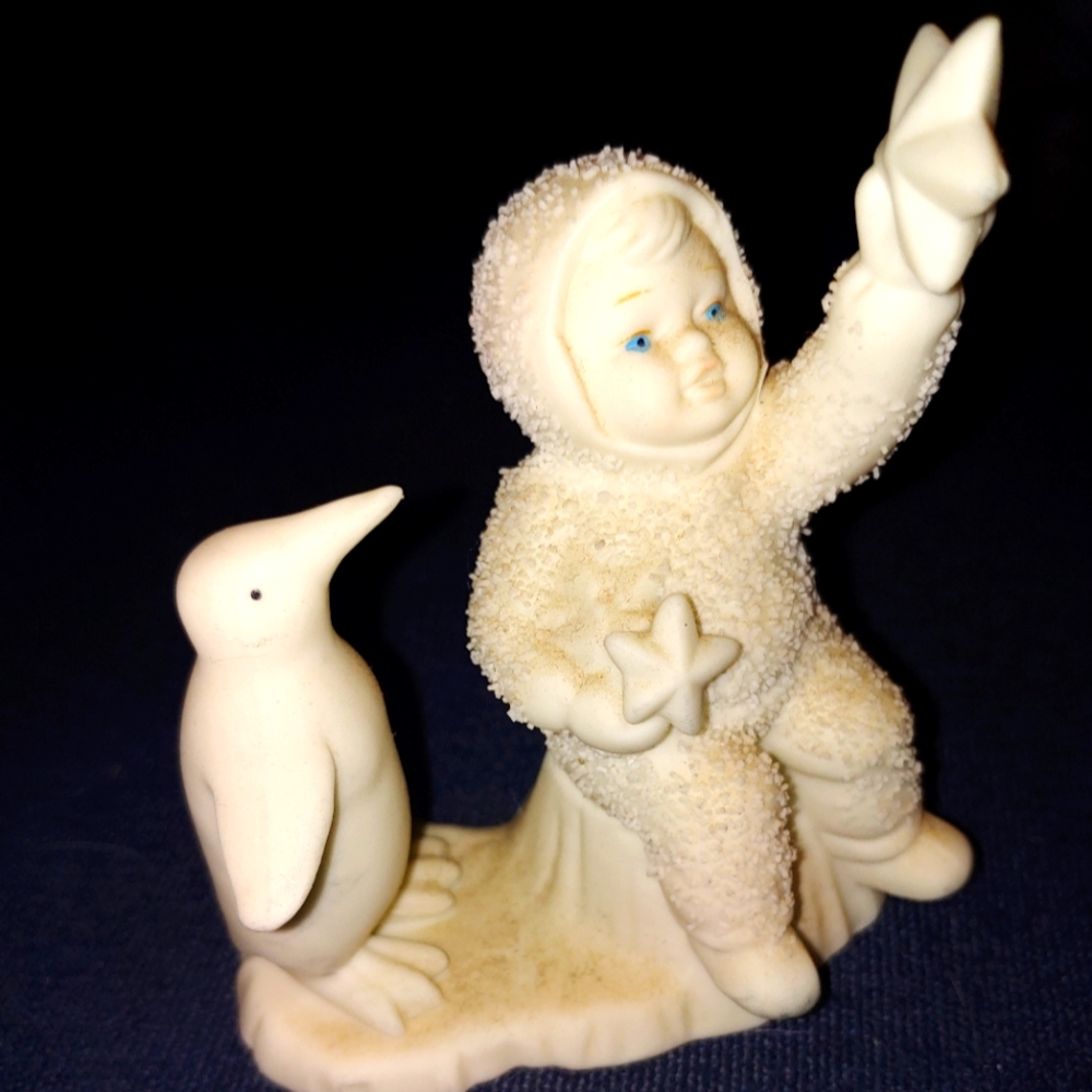 Department 56 Snowbaby “Wishing on a Star Penguin”